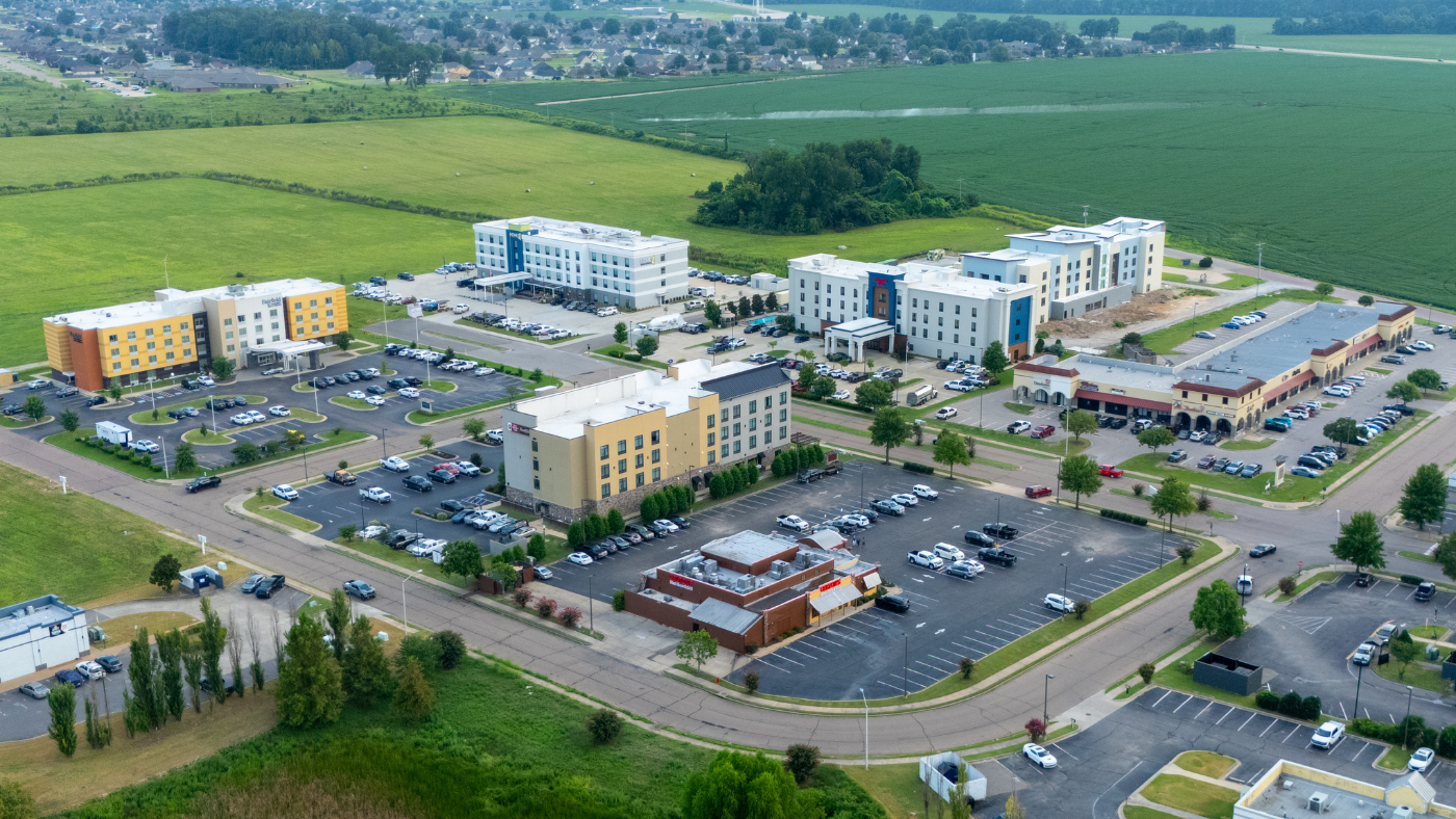 Hotels/Restaurants Aerial photo